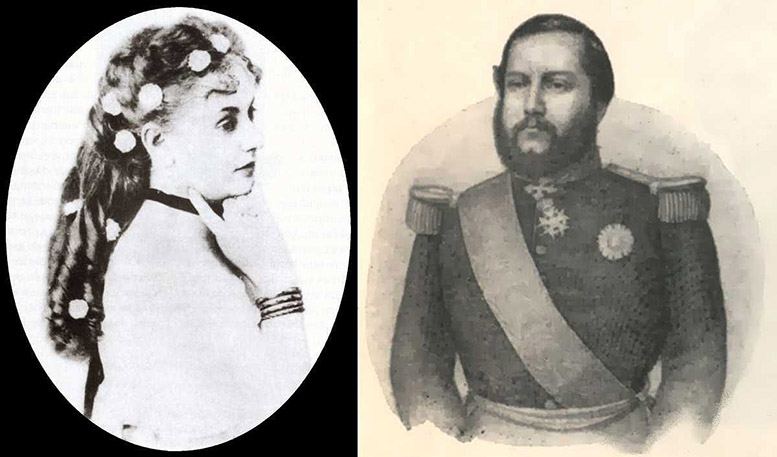 Элиза Линч и Франциско Солано Лопес